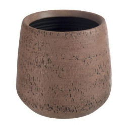 Terakotový hnědý květináč Bark - Ø 28*26 cm