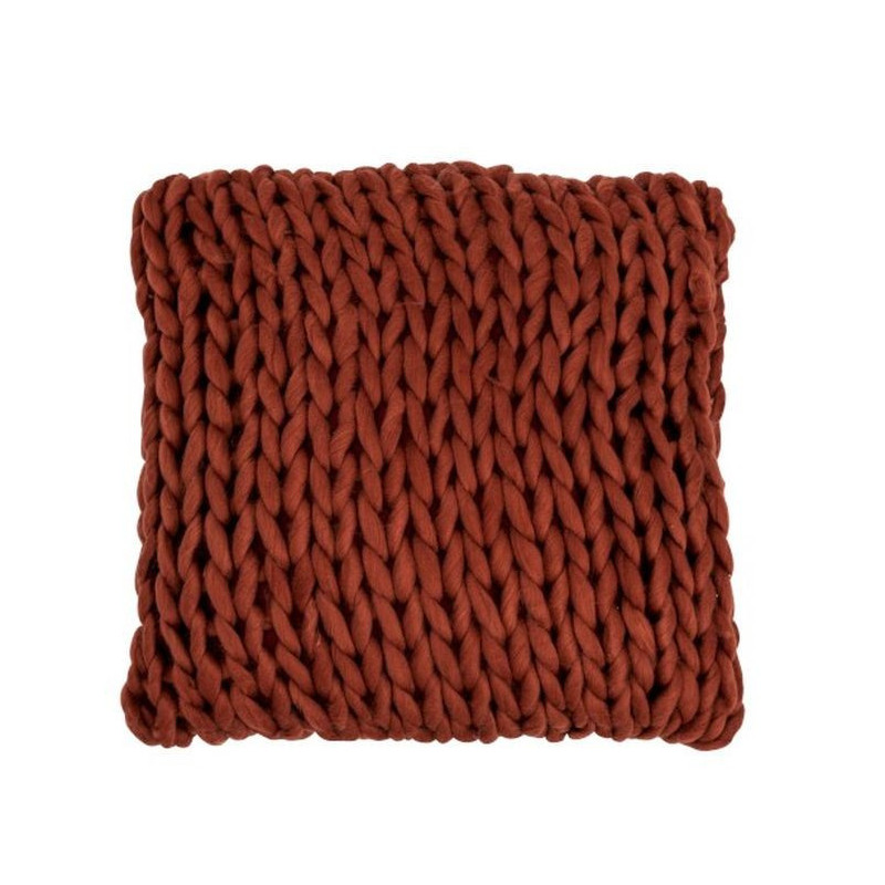 Pletený vínový polštář Tricot - 40*40 cm