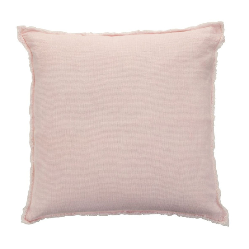 Růžový polštář s opraným designem Stonewashed - 45*2*45 cm
