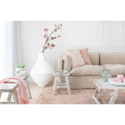 Růžový polštář s opraným designem Stonewashed - 45*2*45 cm