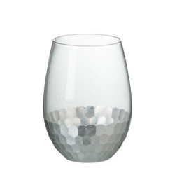 Sklenička na vodu Silver - Ø 10*12,5 cm