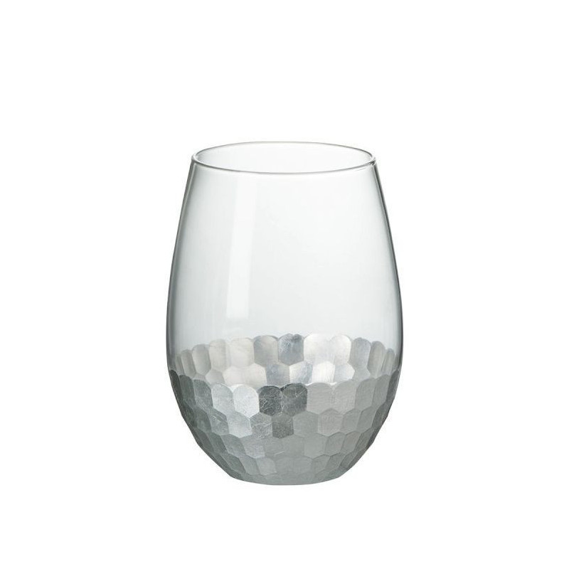 Sklenička na vodu Silver - Ø 10*12,5 cm