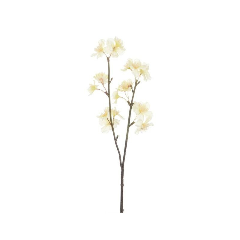 Větvička se žluto-bílými květy Julien - 8*5*46 cm
