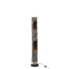Stojací dřevěná lampa Paulownia Black 2 - Ø 21*133 cm