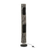 Stojací dřevěná lampa Paulownia Black 2 - Ø 21*133 cm