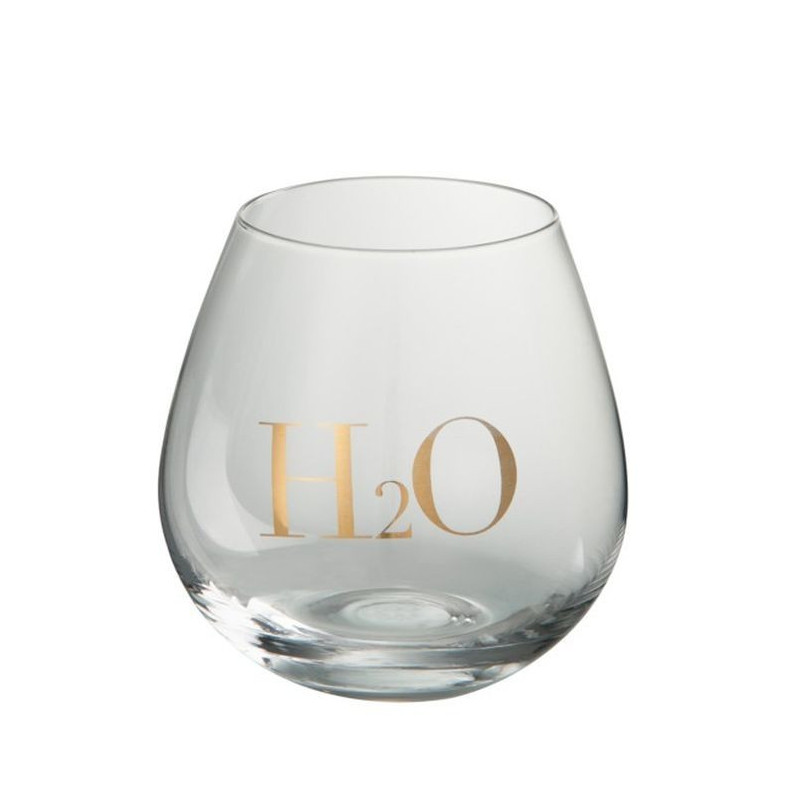 Sklenička na vodu H2O Gold - Ø 10*11 cm