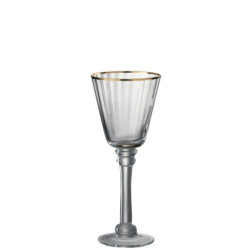 Sklenička na bílé víno Rim Gold - Ø 8,5*22 cm