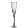 Sklenička na šampaňské  Rim Gold - Ø 7*27 cm
