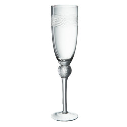 Sklenička na šampaňské s proužkem Flute - ∅ *6*26 cm