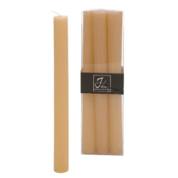Box 6ks mandlová stolní svíčka - Ø2*23,5cm - 13hodin