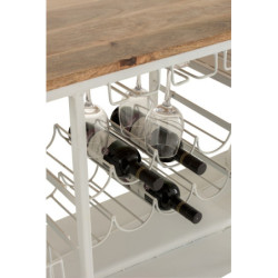 Bar s vinotékou Scooter - 180*64*102 cm