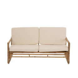 Venkovní 2-místná bambusová pohovka Bamboo - 160*80 cm