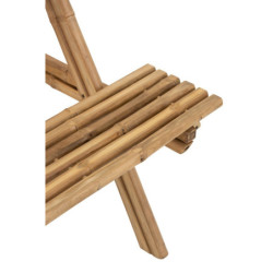 Venkovní  bambusový set lavice a stůl Bambo - 204*20*74 cm