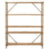 Bambusový regál s 5-ti policemi Bambo - 160*40*195 cm