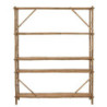 Bambusový regál s 5-ti policemi Bambo - 160*40*195 cm