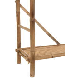 Bambusový regál s 5-ti policemi Bambo - 160*40*195 cm