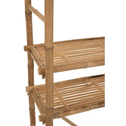 Bambusový regál s 5-ti policemi Bambo - 160*40*195 cm