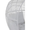 Bílé ratanové zahradní křeslo Lounge White Oval - 117*110*151 cm