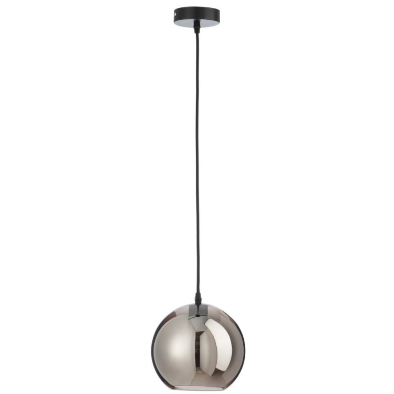 Závěsné skleněné světlo BALL SILVER - Ø 20*205 cm