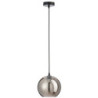 Závěsné skleněné světlo BALL SILVER - Ø 20*205 cm