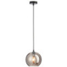 Závěsné skleněné světlo BALL SILVER - Ø 20*205 cm