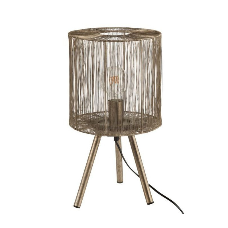 Kovová bronzová stolní lampa Antiek - Ø 25*45cm