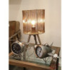 Kovová bronzová stolní lampa Antiek - Ø 25*45cm