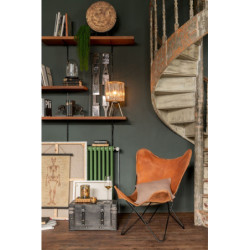 Kovová bronzová stolní lampa Antiek - Ø 25*45cm