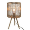 Kovová bronzová stolní lampa Antiek - Ø 25*45cm
