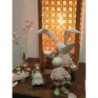 Přírodní bambusová stolní lampa Rectan - 23*23*65cm