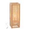Přírodní bambusová stolní lampa Rectan - 23*23*65cm