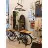 Černý konzolový stolek retro kolo Bicycle - 190*36*84cm