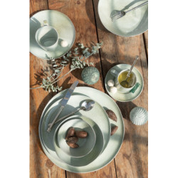 Zelený porcelánový hrneček Dot mint - ∅ 9*10 cm