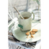 Zelený porcelánový hrneček Dot mint - ∅ 9*10 cm