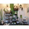 Sada 3papírových kulatých boxů Panda  - Ø32*18cm
