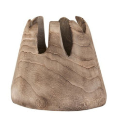 Přírodní dřevěná váza Irregular - Ø 21,5*20 cm