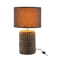 Stolní lampa s pletenou základnou Odile S - Ø 28*46 cm
