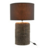 Stolní lampa s textilním stínidlem Odile L – Ø 42*68 cm