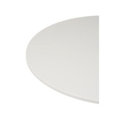 Bílý kulatý stůl Ludivine - Ø 70*75 cm