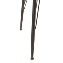 Dřevěný kovový stolek Bistro - Ø 64,5 * 75,5cm