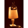 Bílá stolní lampa Figurines – Ø 23,5*58 cm