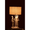 Stolní lampa s textilním stínidlem Figurines - Ø 30,5*57,5 cm