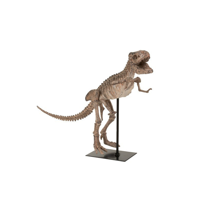 Dekorace dinosaurus T-rex na kovové noze - 47,5*15*36 cm