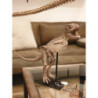 Dekorace dinosaurus T-rex na kovové noze - 47,5*15*36 cm