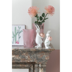 Růžová květina jehelníček Pincushion  - 72cm
