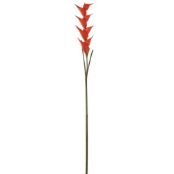 Oranžová květina Heliconia - 141cm