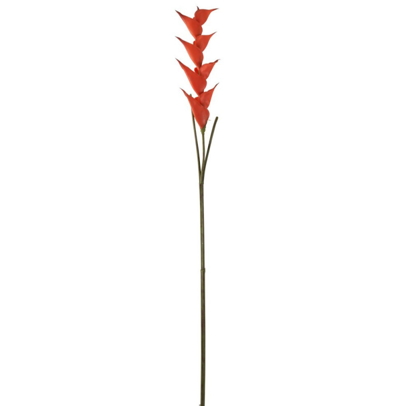 Oranžová květina Heliconia - 141cm