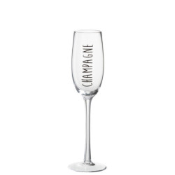 Sklenička na sekt Champagne - Ø 7*25 cm
