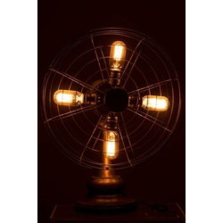 Stolní lampa ve tvaru větráku Fan - 43*24*56 cm
