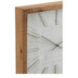 Čtvercové nástěnné hodiny s patinou Ygraine - Ø 40*6 cm